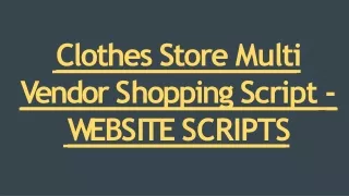 clothes store multi v endor s hopping script