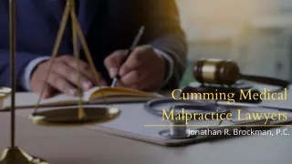 Cumming Medical Malpractice Lawyers