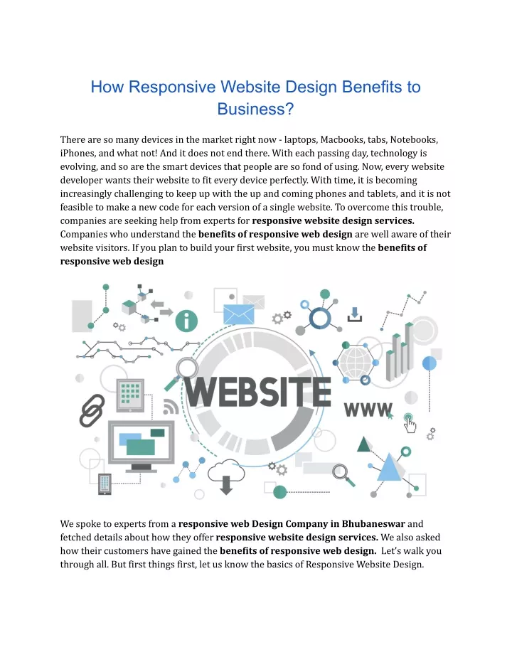 how responsive website design benefits to business