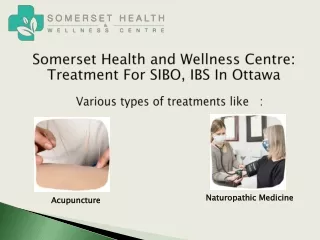 Somerset Health and Wellness Centre: Treatment For SIBO, IBS In Ottawa