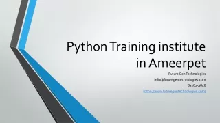 python training institute in ameerpet