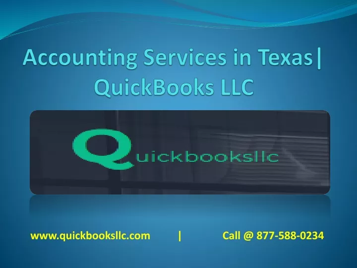 accounting services in texas quickbooks llc