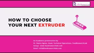how to choose your next extruder