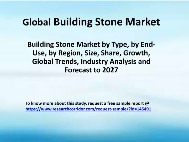 global building stone market