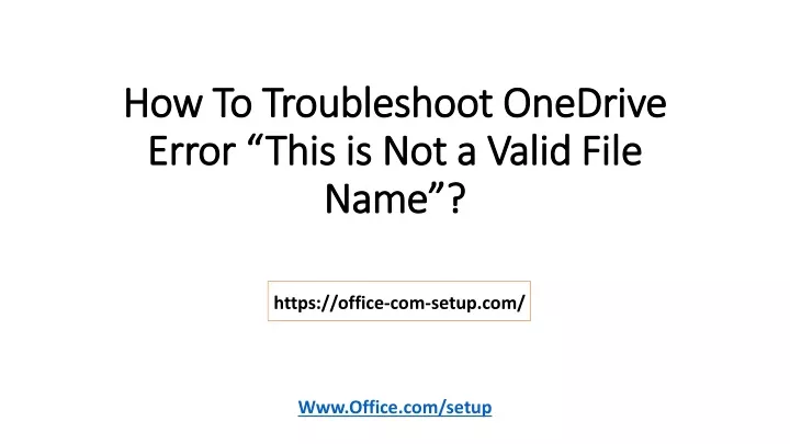 how to troubleshoot onedrive how to troubleshoot