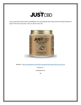 do you want honey stick online justcbdstore