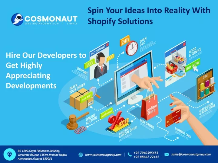 spin your ideas into reality with shopify