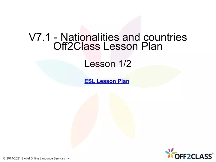 v7 1 nationalities and countries off2class lesson