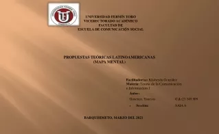Teorias Latinoamericanas