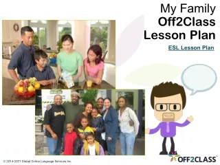 my family off2class lesson plan esl lesson plan