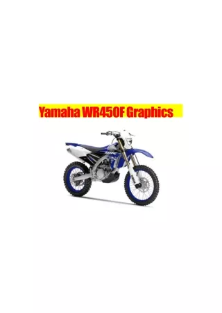 yamaha wr450f graphics