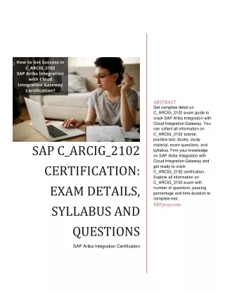 abstract get complete detail on c arcig 2102 exam