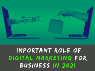 In 2021, Digital Marketing will play a major role in Businesses.