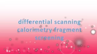 differential scanning calorimetry fragment