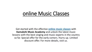 online Music Classes