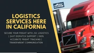 Logistics Services California