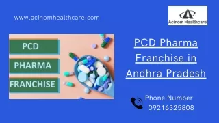 Top PCD pharma company | Top PCD pharma franchise | Acinom Healthcare and pharmaceutical company