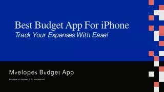 Best Budget App for iPhone – Track Your Expenses With Ease