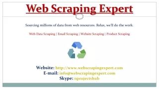 web scraping expert