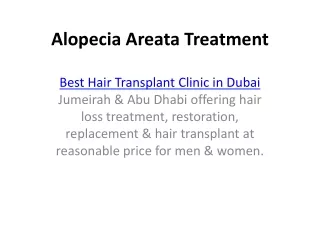 alopecia areata treatment