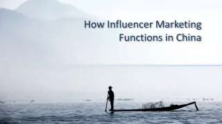 how influencer marketing functions in china