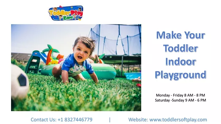 make your toddler indoor playground