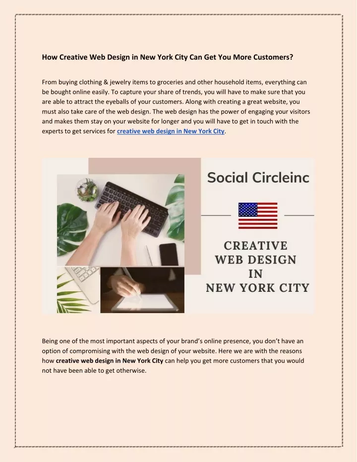 how creative web design in new york city