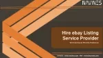 Hire ebay Listing Service Provider - Navines - slide 1