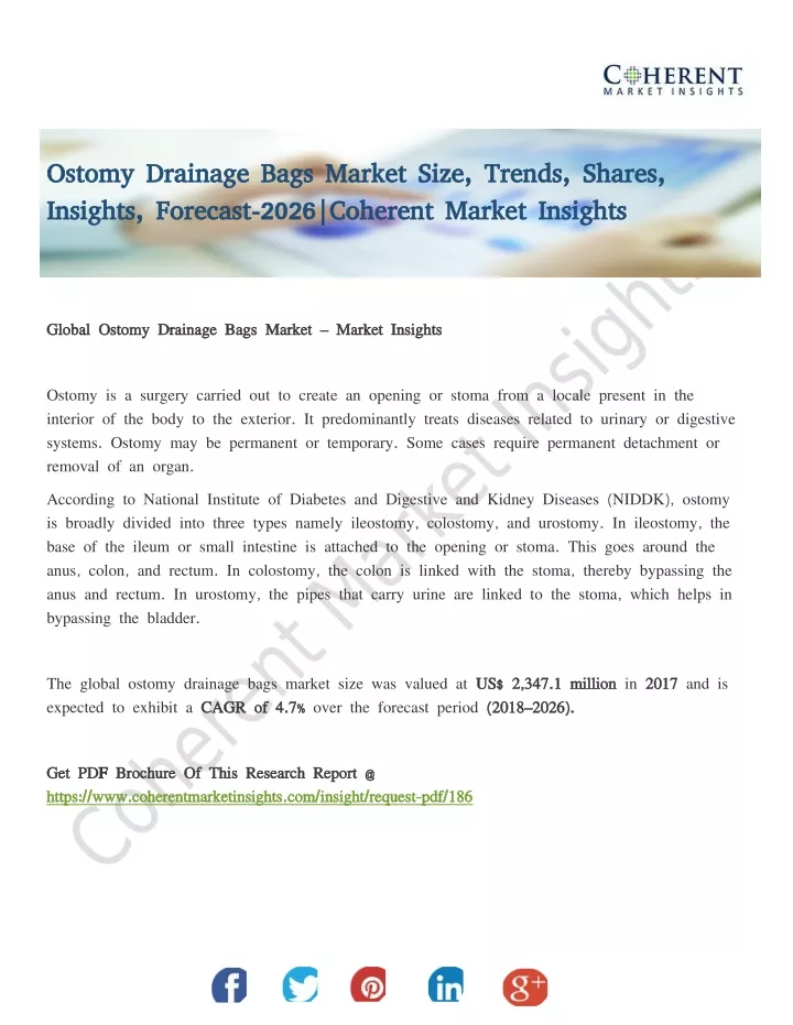 ostomy drainage bags market size trends shares