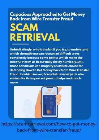 capacious approaches to get money back from wire