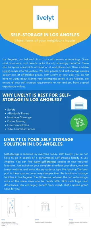 Livelyt Los Angeles infographic