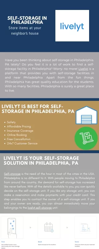 Livelyt Philadelphia infographic