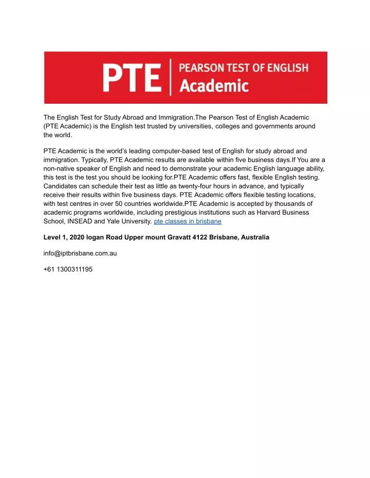 the english test for study abroad and immigration