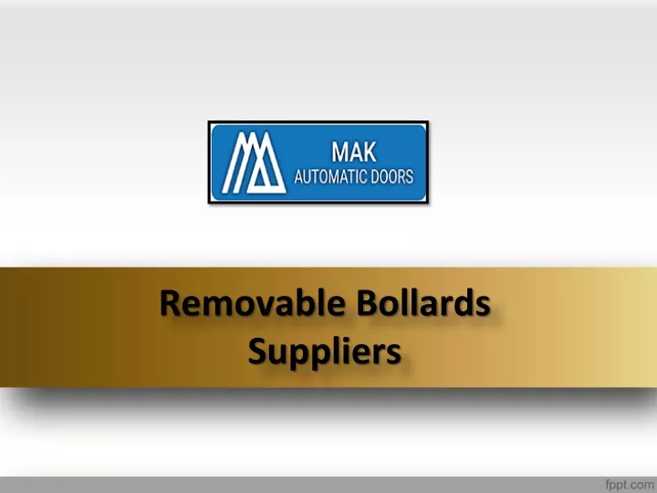 removable bollards suppliers