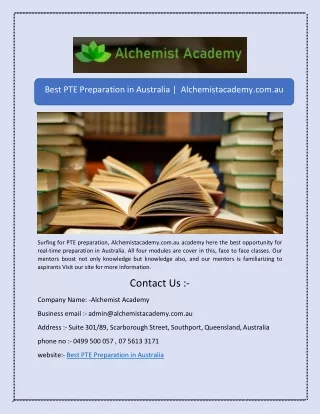 best pte preparation in australia