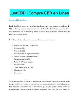 justcbd compre cbd en l nea