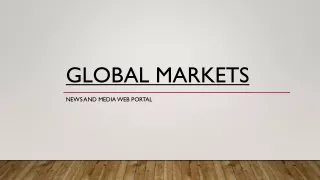 global markets