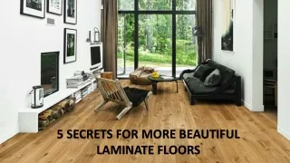 5 secrets for more beautiful laminate floors