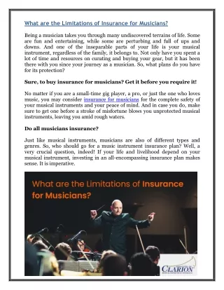 what are the limitations of insurance