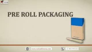 pre roll packaging