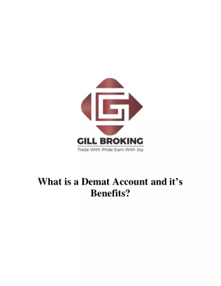 What is a Demat Account and it’s Benefits?