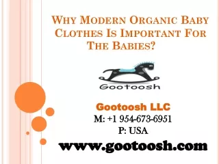 Why Modern Organic Baby Clothes Is Important For The Babies?
