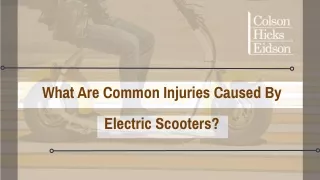 what are common injuries caused by
