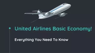 united airlines basic economy everything you need to know