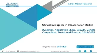 artificial intelligence in transportation market