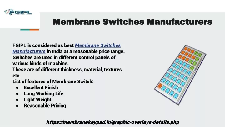 membrane switches manufacturers