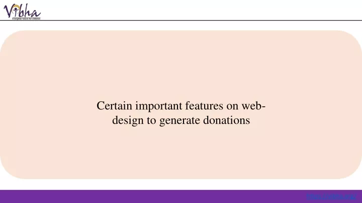 certain important features on web design
