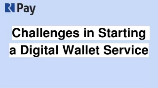 Challenges in Starting a Digital Wallet Service