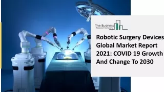 robotic surgery devices global market report 2021