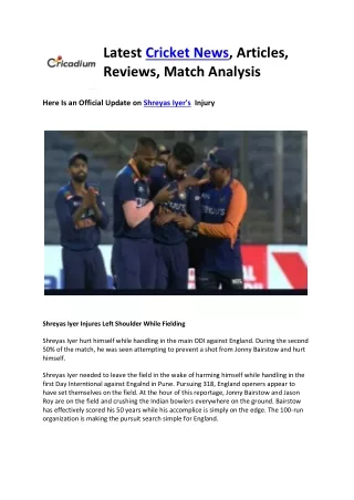 latest cricket news articles reviews match